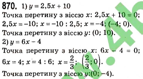 Вправа 870 алгебра 7 клас Мерзляк 2015