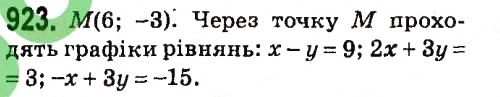 Вправа 923 алгебра 7 клас Мерзляк 2015