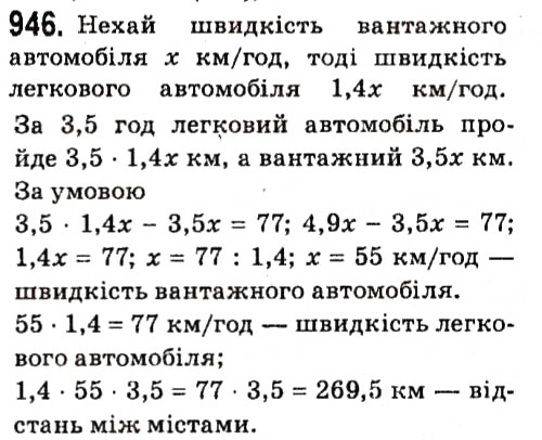 Вправа 946 алгебра 7 клас Мерзляк 2015