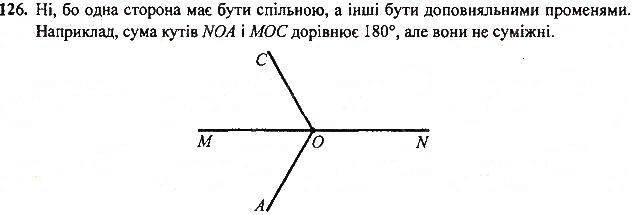 Вправа 126 геометрія 7 клас Тарасенкова, Будна 2015