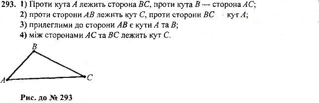 Вправа 293 геометрія 7 клас Тарасенкова, Будна 2015