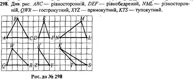 Вправа 298 геометрія 7 клас Тарасенкова, Будна 2015