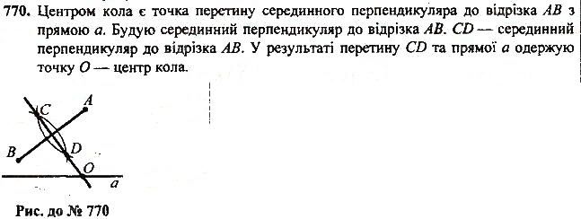 Вправа 770 геометрія 7 клас Тарасенкова, Будна 2015