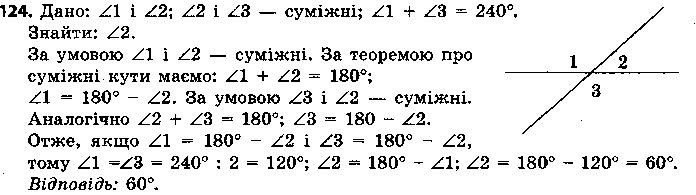 Вправа 124 геометрія 7 клас Єршова 2015