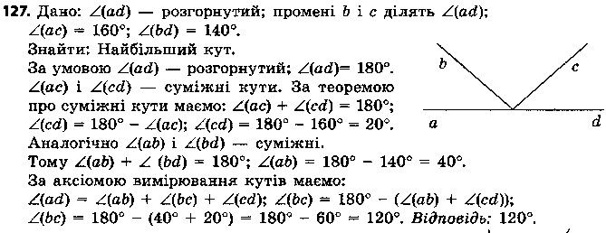 Вправа 127 геометрія 7 клас Єршова 2015