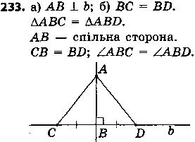 Вправа 233 геометрія 7 клас Єршова 2015