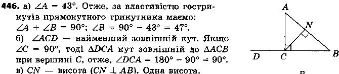 Вправа 446 геометрія 7 клас Єршова 2015