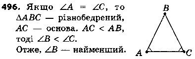 Вправа 496 геометрія 7 клас Єршова 2015
