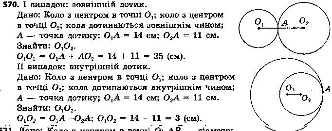 Вправа 570 геометрія 7 клас Єршова 2015