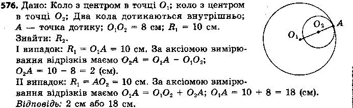 Вправа 576 геометрія 7 клас Єршова 2015