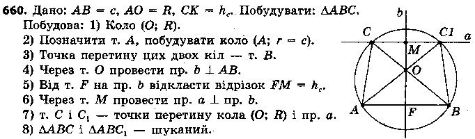Вправа 660 геометрія 7 клас Єршова 2015
