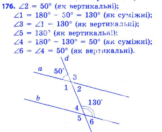 Вправа 176 геометрія 7 клас Істер 2015