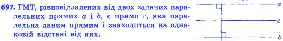 Вправа 697 геометрія 7 клас Істер 2015