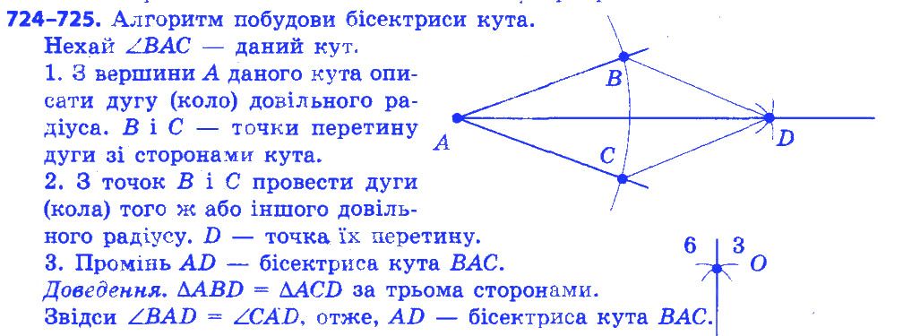 Вправа 725 геометрія 7 клас Істер 2015