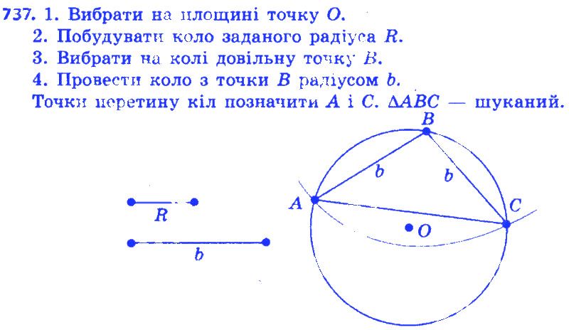 Вправа 737 геометрія 7 клас Істер 2015