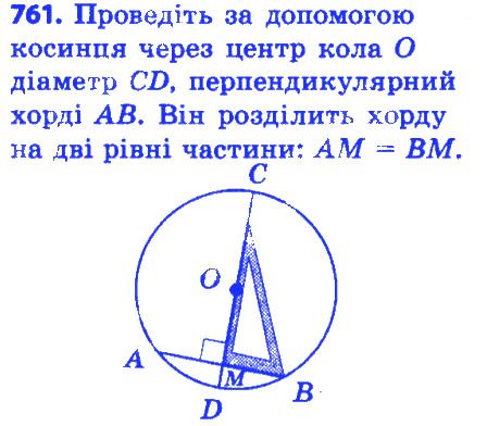 Вправа 761 геометрія 7 клас Істер 2015