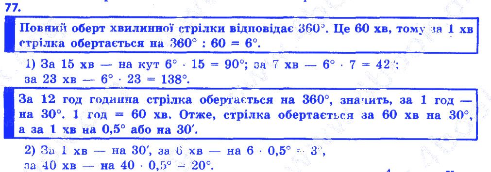 Вправа 77 геометрія 7 клас Істер 2015