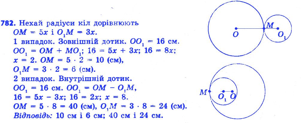 Вправа 782 геометрія 7 клас Істер 2015