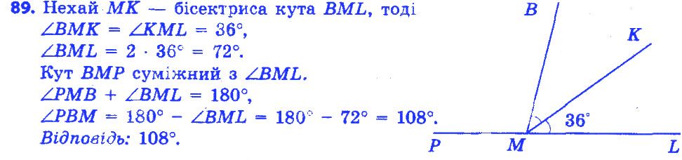 Вправа 89 геометрія 7 клас Істер 2015