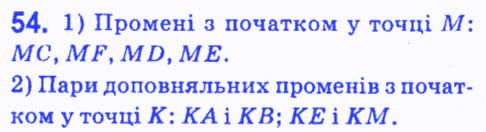 Вправа 54 геометрія 7 клас Мерзляк Полонський Якір 2015