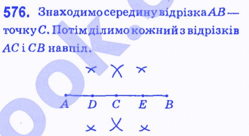 Вправа 576 геометрія 7 клас Мерзляк Полонський Якір 2015