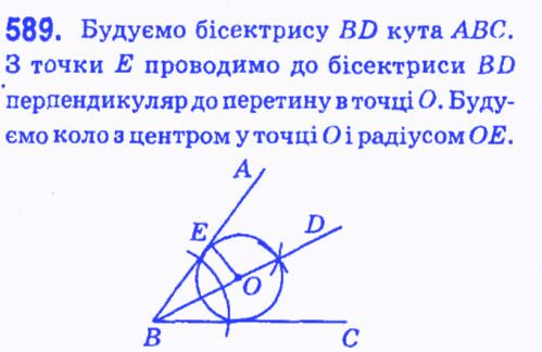 Вправа 589 геометрія 7 клас Мерзляк Полонський Якір 2015