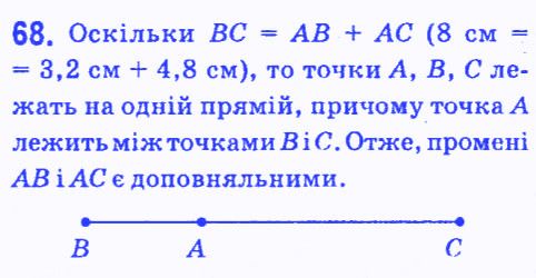 Вправа 68 геометрія 7 клас Мерзляк Полонський Якір 2015
