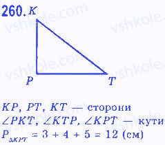 Вправа 260 геометрія 7 клас Бевз 2015