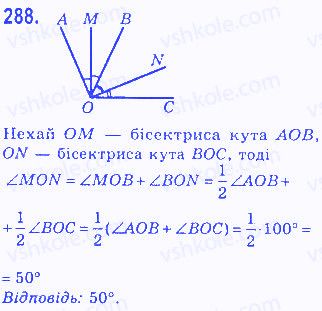 Вправа 288 геометрія 7 клас Бевз 2015