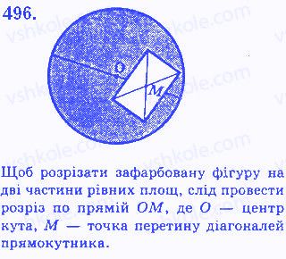 Вправа 496 геометрія 7 клас Бевз 2015