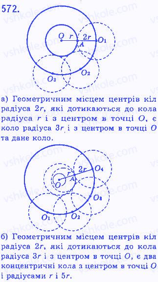 Вправа 572 геометрія 7 клас Бевз 2015