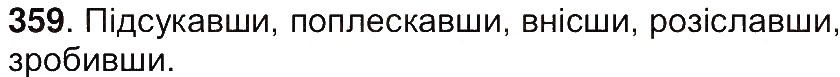 Вправа 359 українська мова 7 клас Ющук 2015