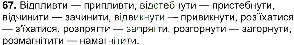 Вправа 67 українська мова 7 клас Ющук 2015