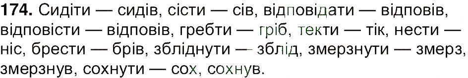 Вправа 174 українська мова 7 клас Ющук 2015