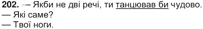 Вправа 202 українська мова 7 клас Ющук 2015