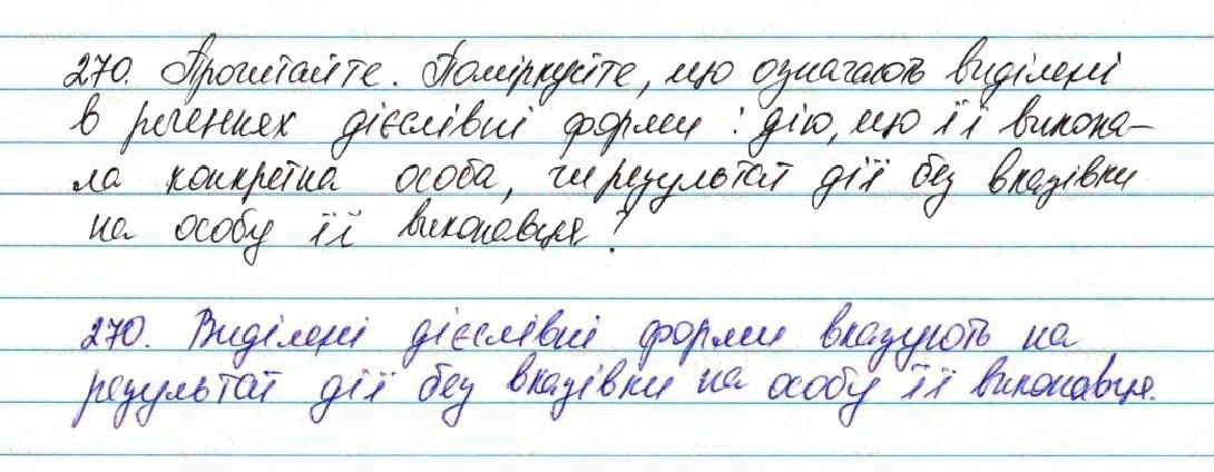 Вправа 270 українська мова 7 клас Глазова 2015