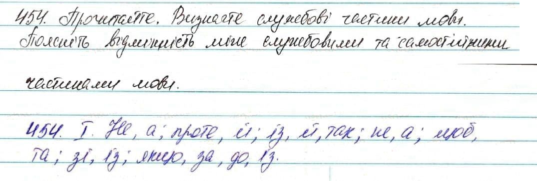 Вправа 454 українська мова 7 клас Глазова 2015