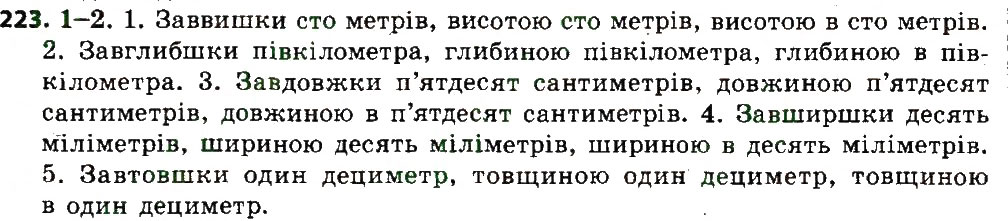Вправа 223 українська мова 7 клас Єрмоленко 2015