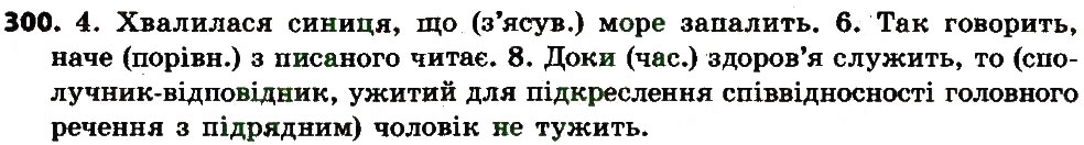 Вправа 300 українська мова 7 клас Єрмоленко 2015