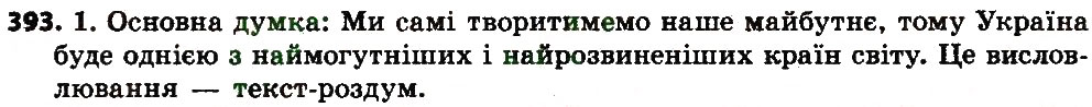 Вправа 393 українська мова 7 клас Єрмоленко 2015
