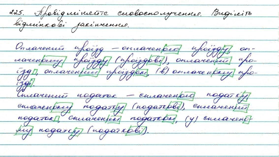 Вправа 225 українська мова 7 клас Заболотний 2015