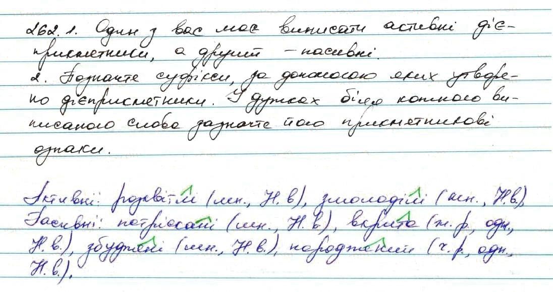 Вправа 262 українська мова 7 клас Заболотний 2015