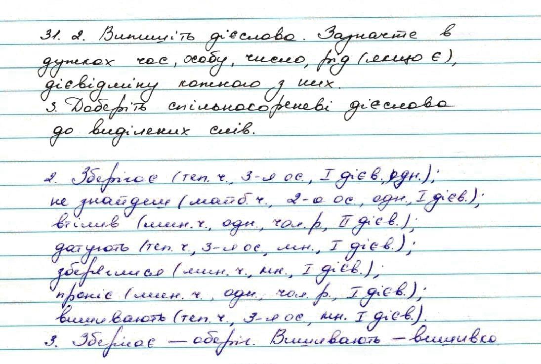 Вправа 31 українська мова 7 клас Заболотний 2015 - Екстра ГДЗ