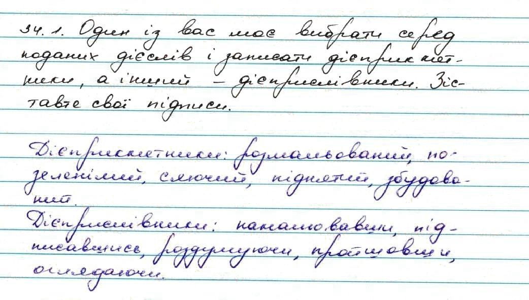 Вправа 34 українська мова 7 клас Заболотний 2015