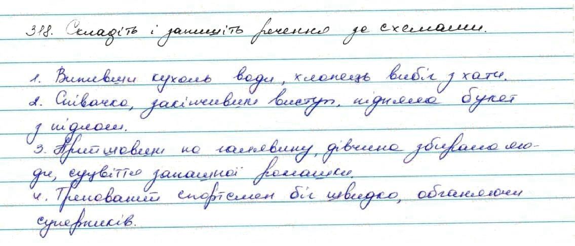 Вправа 318 українська мова 7 клас Заболотний 2015