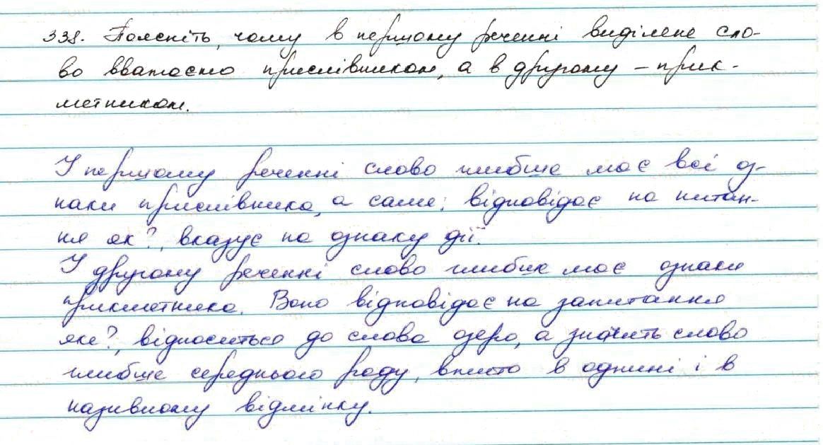 Вправа 338 українська мова 7 клас Заболотний 2015