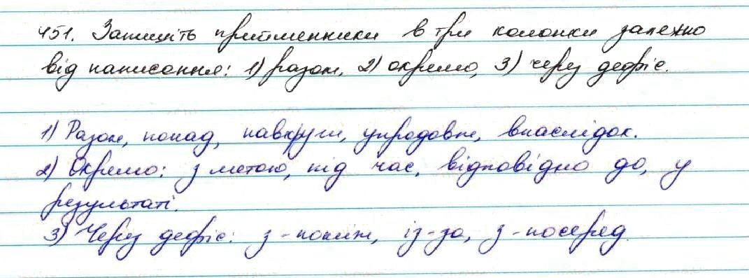 Вправа 451 українська мова 7 клас Заболотний 2015