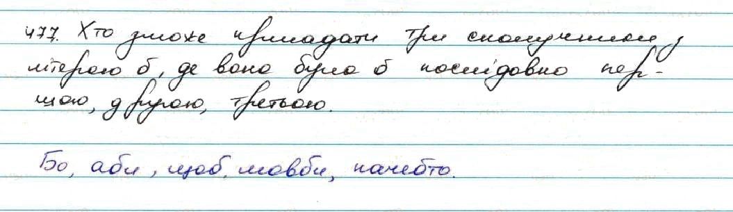 Вправа 477 українська мова 7 клас Заболотний 2015