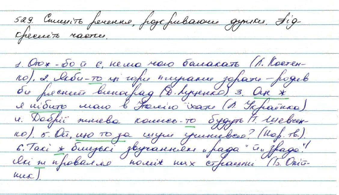 Вправа 529 українська мова 7 клас Заболотний 2015