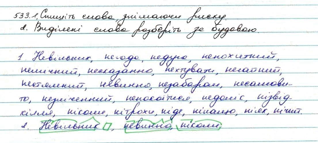 Вправа 533 українська мова 7 клас Заболотний 2015